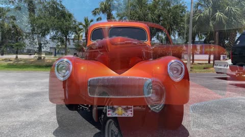 1941 Willys Coupe 502 Ramjet V8, 700R4, A/C, 4-wheel power disc brakes! Show quality build! Clean!