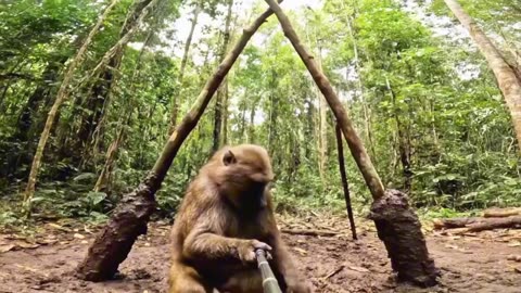 🐵 Monkey Vlogger Diaries | A Day in the Jungle Life!