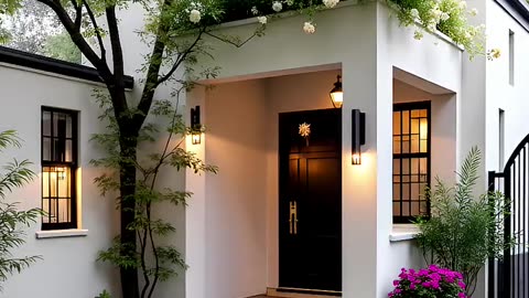 Dreamy Entrance to a Modern Oasis