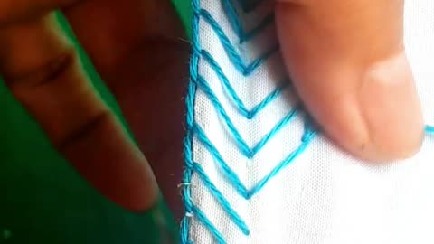 Beautiful Hand Embroidery Border Design | Easy & Stylish Stitching Pattern