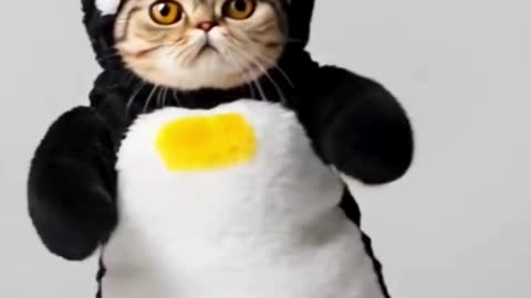 Penguin Cat Dancing #cat #dancingcat #petdance #dancingpets #catdancer #dance #funny #penguin
