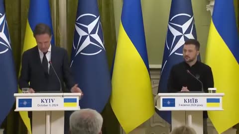 NATO Secretary General with the President of Ukraine 🇺🇦 Volodymyr Zelenskyy, in Kyiv