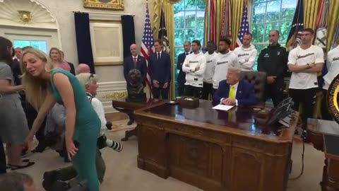 President Trump Meets with the Juventus Football Club