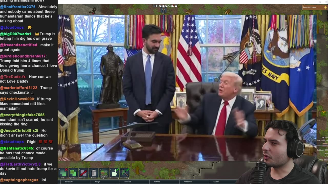 friday chillstreamin | return of Jesse's plantation?