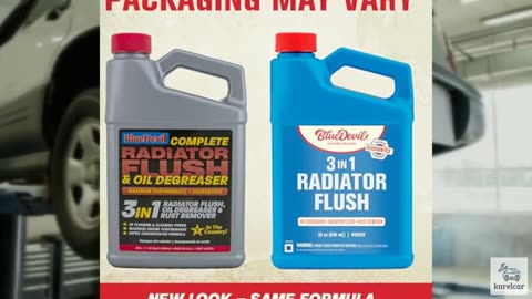 BlueDevil Products 00203 Radiator Flush & Oil Degreaser - 1 Quart