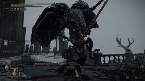 Elden Ring NG+1 | Black Blade Kindred boss w/Mimic Tear in Bestial Sanctum #eldenring #shorts #short