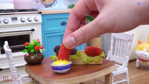 🧅 So Yummy Miniature Cheetos Potato Onion Rings Recipe ASMR Cooking Mini Food_part8