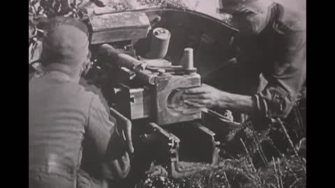 5cm Pak 38 anti-tank gun engaging a trio of bogged down Soviet T-34 76 tanks in 1942