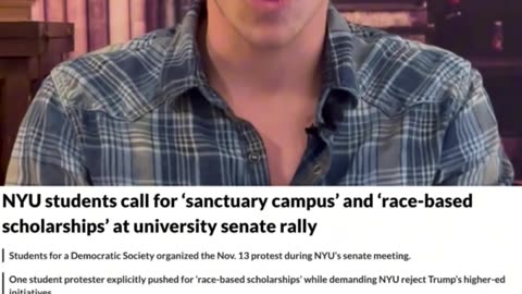 Leftist New York students want race-based scholarships?