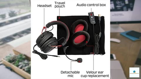 HYPERX Cloud II Gaming Headset for PC & PS4 & Xbox One, Nintendo Switch - Red (KHX-HSCP-RD