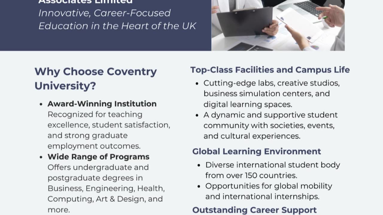 Shape Your Future with Coventry University and Divine Associates