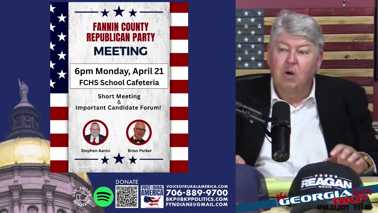 LIVESTREAM - Tuesday April 22, 2025 - 8:00am ET - Voice of Rural America with BKP