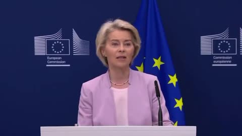 "International borders cannot be changed by force". Von der Leyen