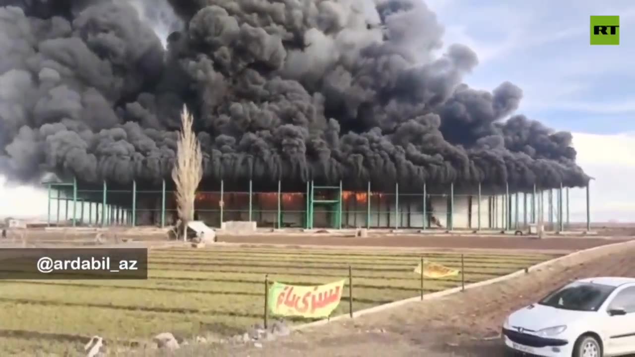 ❗️Reports of HUGE EXPLOSION in Iran, near Azerbaijani border — Press TV