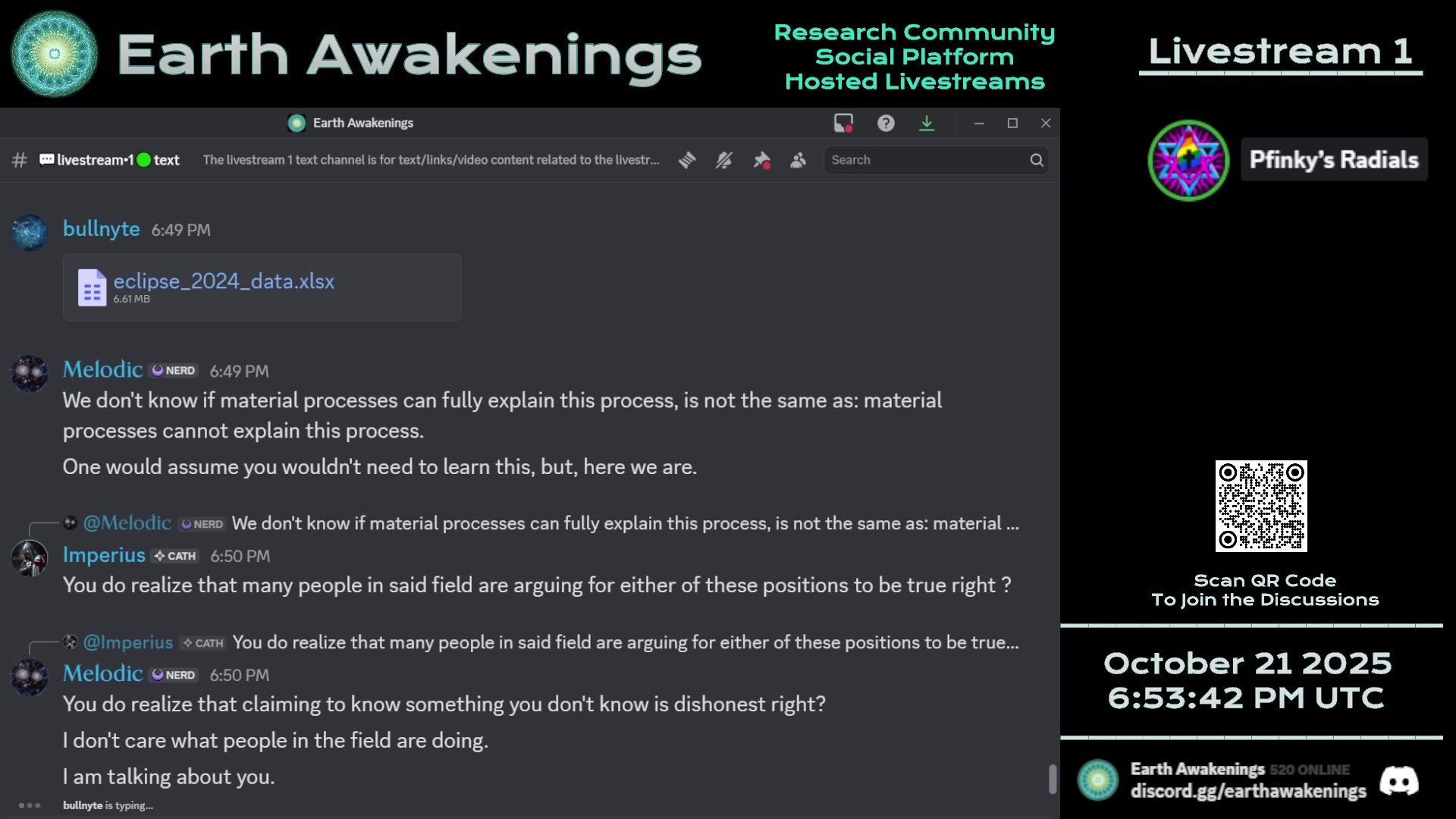 Earth Awakenings - Livestream 1 - #4098