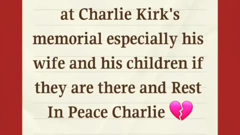 Remembering Charlie Kirk