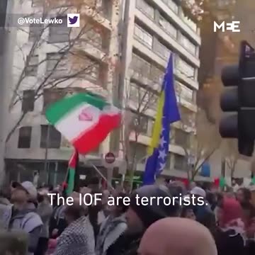 Melbourne protesters echo Glastonbury chant on Israel