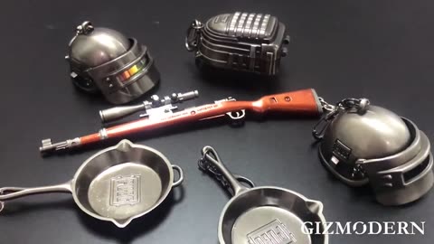 PUBG Level 3 Keyrings Bundle Pack - Yes We Pan