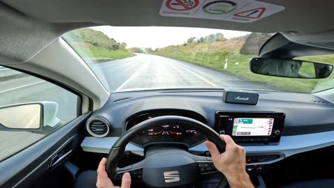 2024 SEAT Ibiza #15 🚗 Driving on Wet Roads