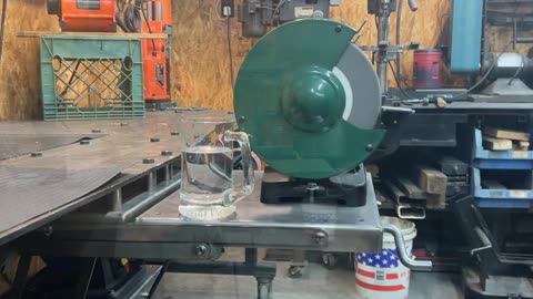 The Tool Swing bench grinder stand test