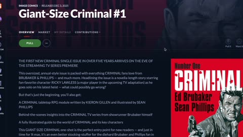 NEW COMIC BOOK RELEASES, SPECS & NEWS - December 3rd, 2025