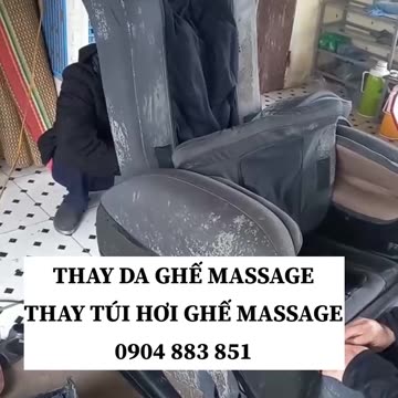 Thay Da Ghế Massage, Thay Túi Hơi Ghế Massage - 0904 883 851
