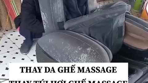 Thay Da Ghế Massage, Thay Túi Hơi Ghế Massage - 0904 883 851