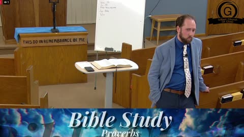Sunday morning bible study