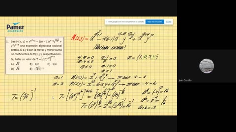 PAMER SEMESTRAL 2023 | Repaso 1 | Álgebra