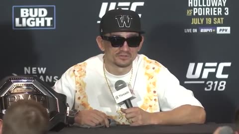 Max Holloway Post-Fight Press Conference | UFC 318 Full Interview