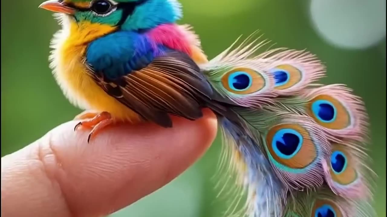 Little beautiful birds