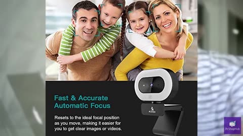 NexiGo StreamCam N930E with Software, 1080P Webcam with Ring Light and Privacy C