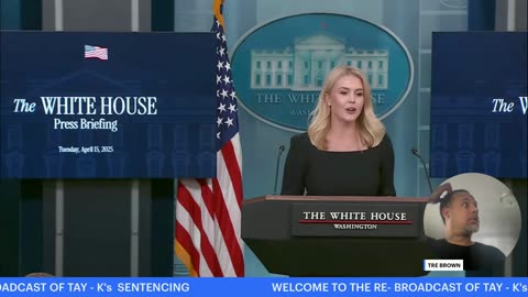 KAROLINE LEAVITT x WHITE HOUSE PRESS SECRETARY x 4/15 Press Conference
