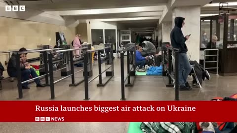 Russia launches largest Air Attack yet on Ukraine | BBC News