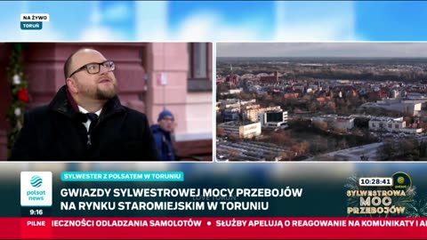Wywiad Prezydentem Torunia Pawłem Gulewskim w Polsat News