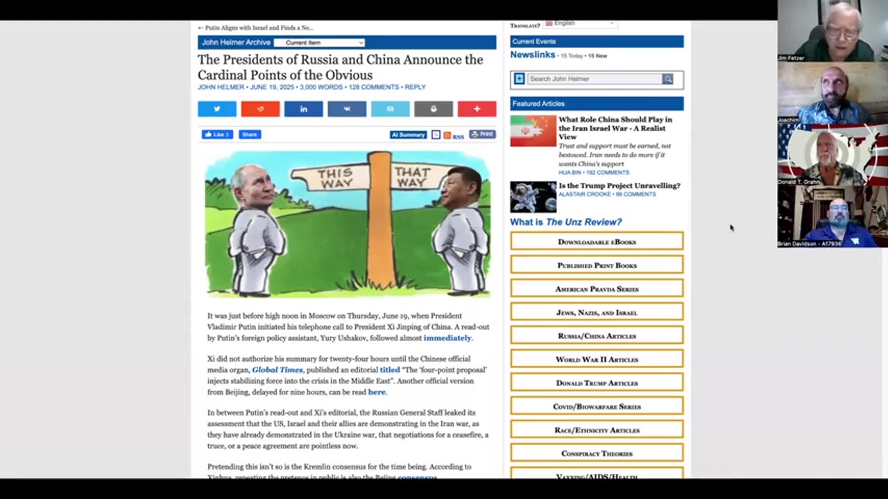 Truth vs. NEW$ Part 2 (22 June 2025) with Don Grahn, Joachim Hagopian, and Brian Davidson