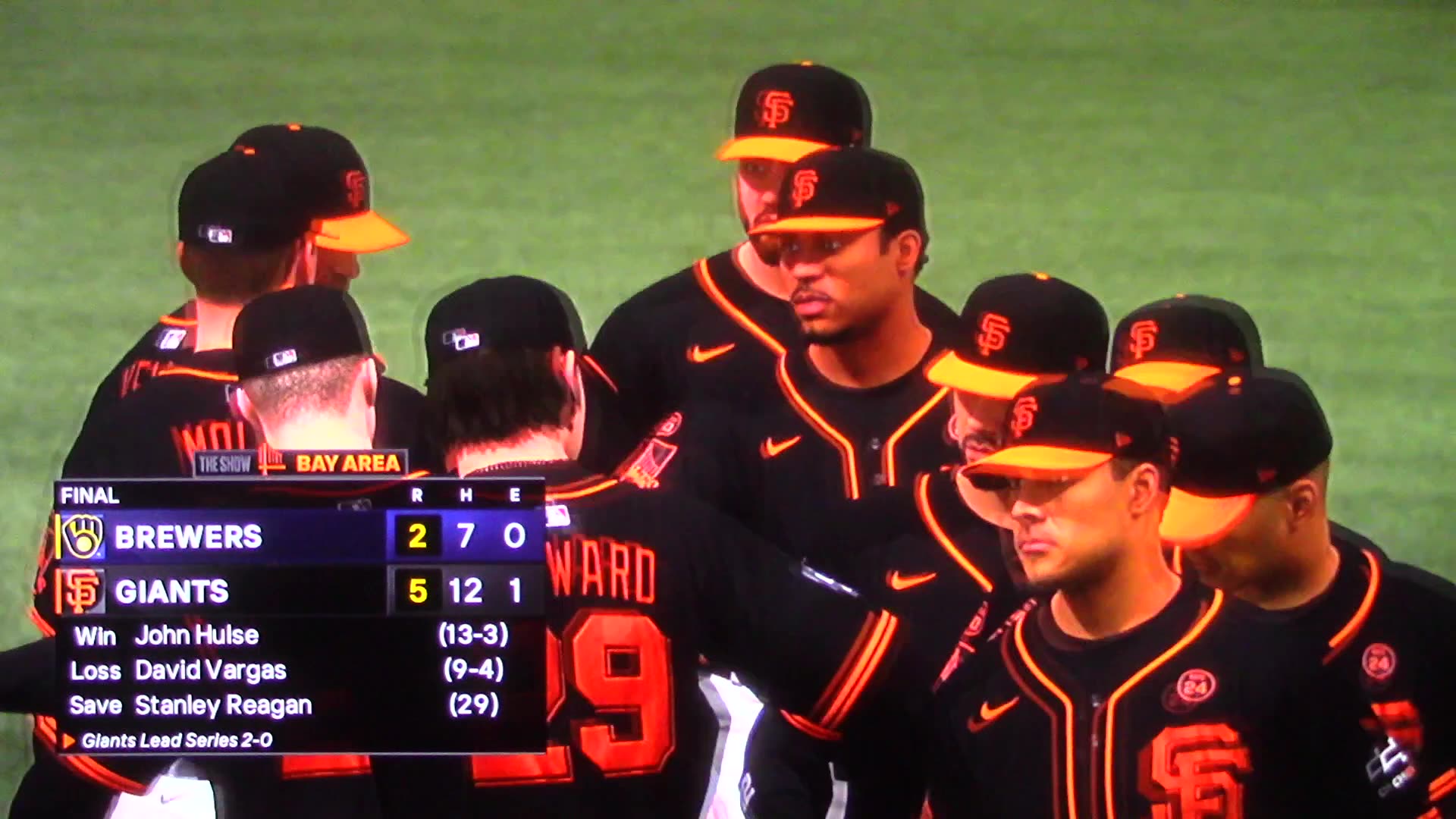 MLB The Show: San Francisco Giants vs Milwaukee Brewers (S15 G105)