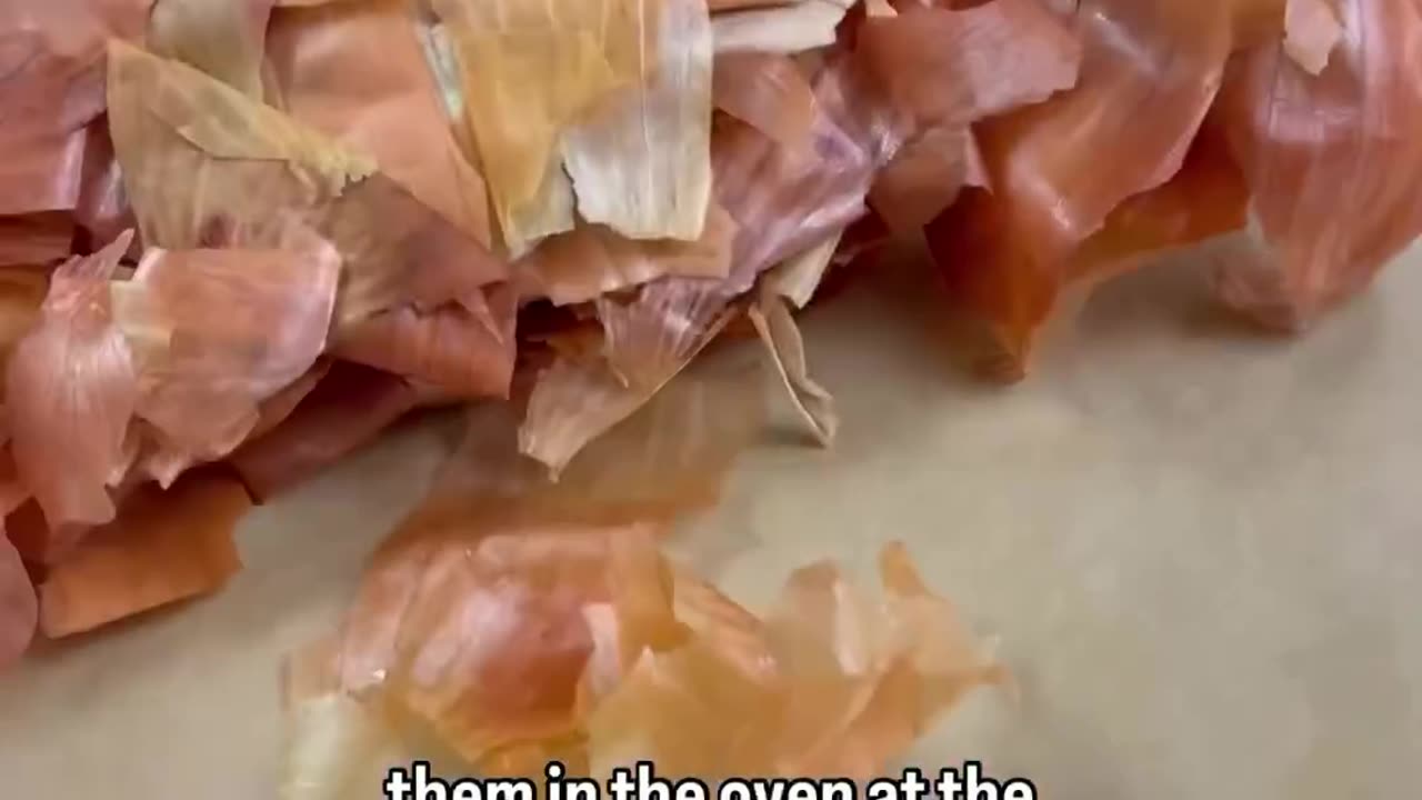 Onion skins