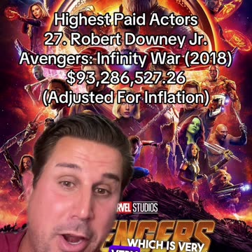 RDJ'S BIGGEST PAYDAY!!!