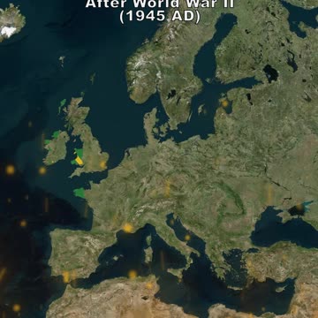 Celts at Greatest Extent (500 BC) vs After World War II (1945 AD)