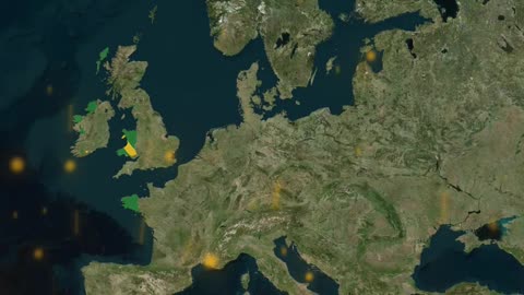 Celts at Greatest Extent (500 BC) vs After World War II (1945 AD)