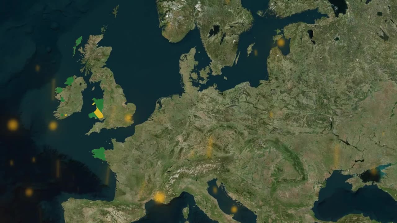 Celts at Greatest Extent (500 BC) vs After World War II (1945 AD)