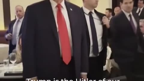 Pro Palestinian protest interrupt Trump dinner
