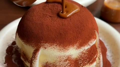 Pancake inside mochi with vanilla and choco flavor