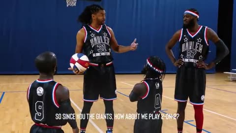 Shortest Globetrotters EXPOSE 7 Footers Harlem Globetrotters