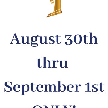 Labor Day Weekend Sale!