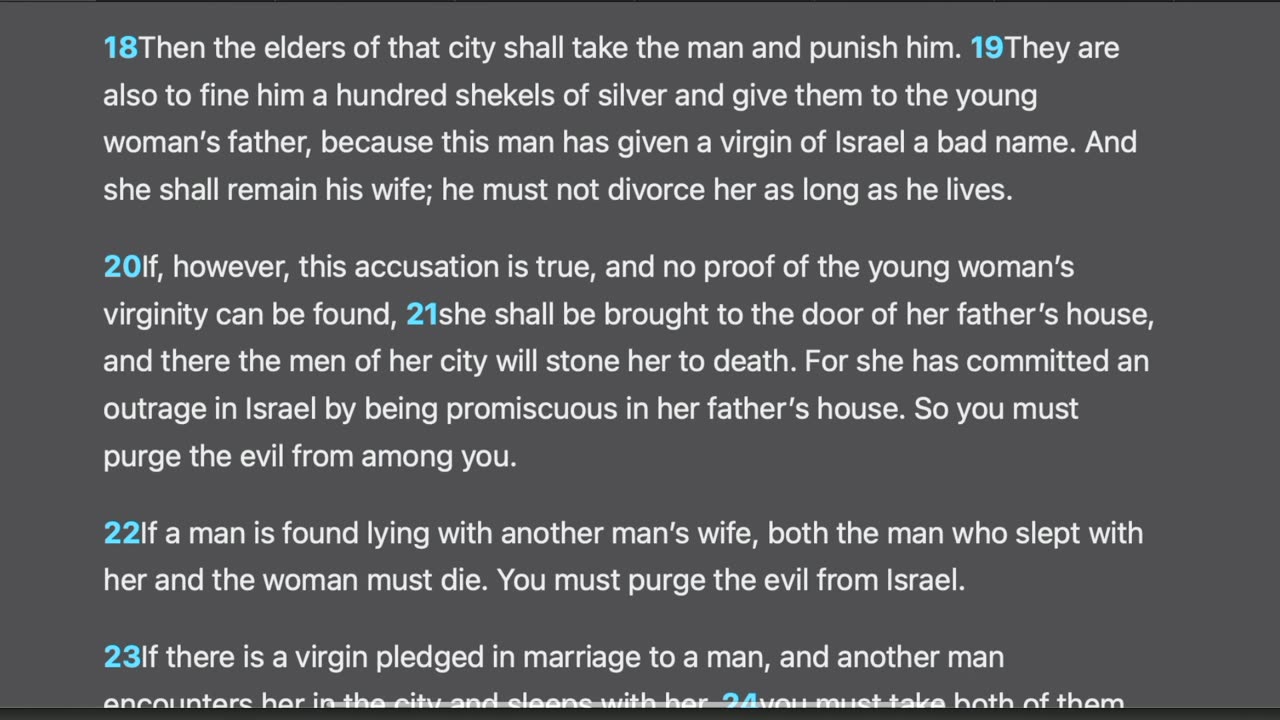 Deuteronomy 22