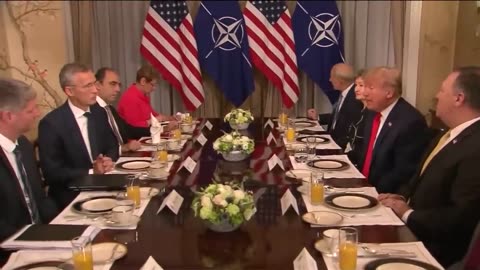 Trump and Stoltenberg get into tense exchange at NATO summit