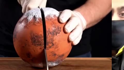 Cutting through planets