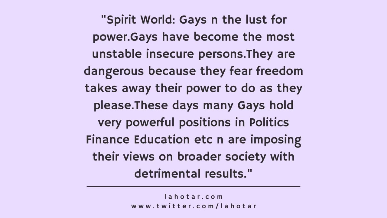 Lahotar Quote - 08 May 2025